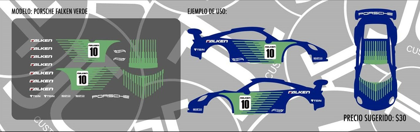 Porsche Falken Verde