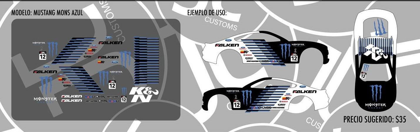 Mustang Mons Azul