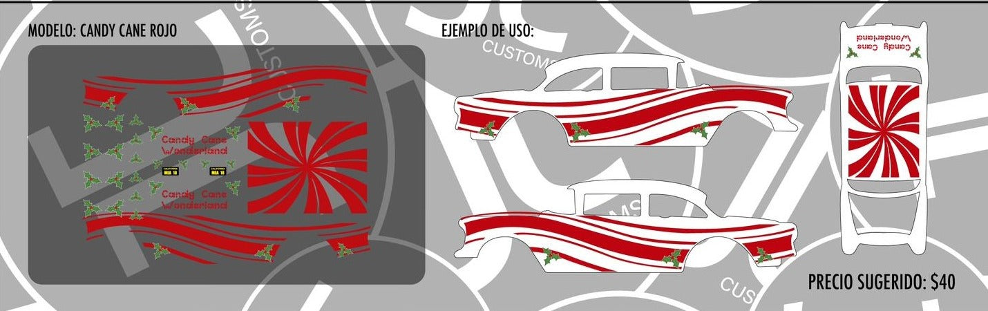 Candy Cane Rojo