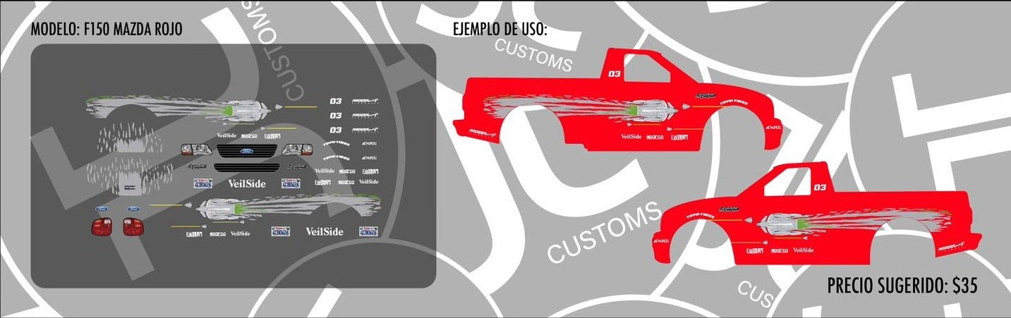 F150 Mazda Rojo