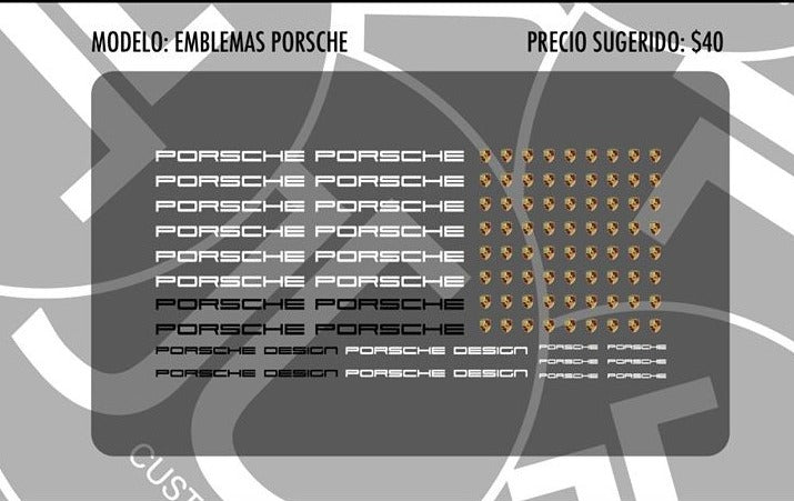 Emblemas Porsche