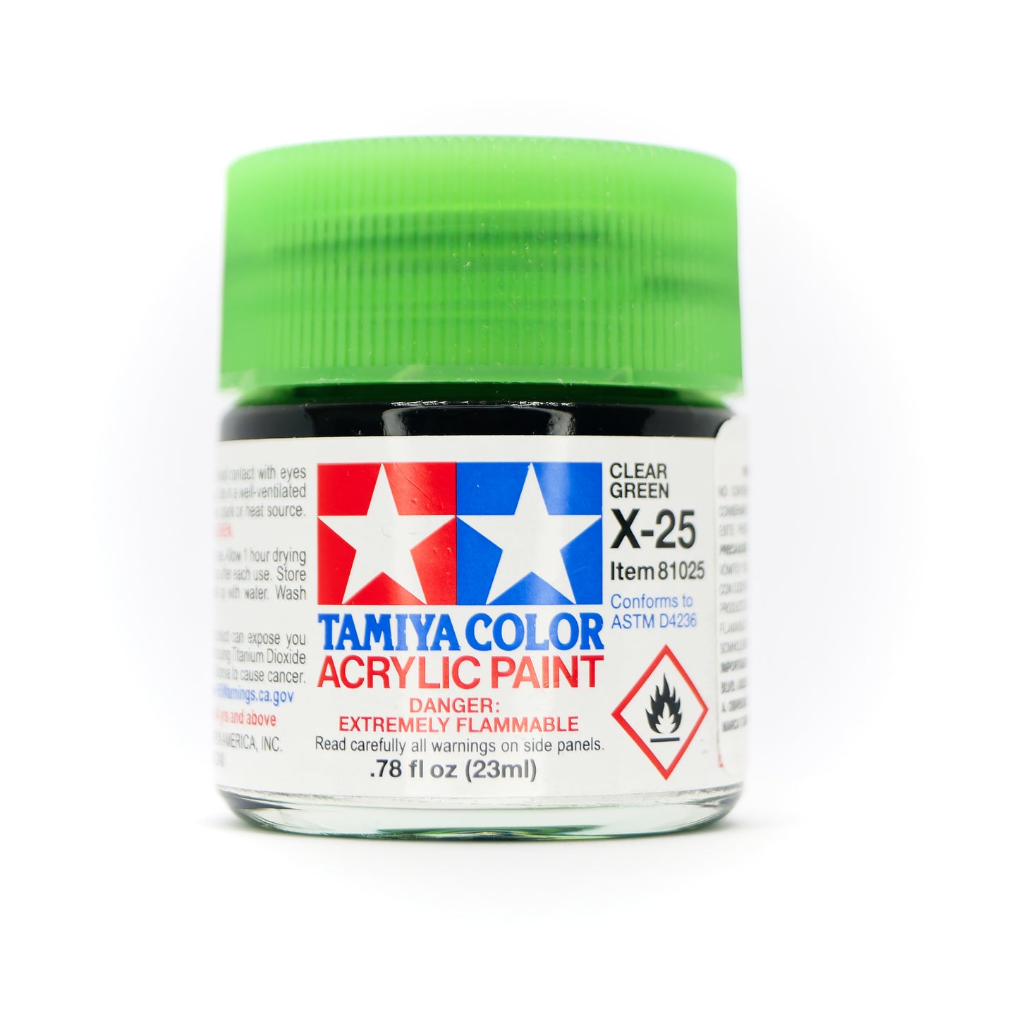 Clear green X-25