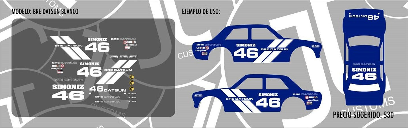 Bre datsun blanco