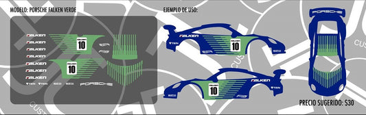 Porsche Falken Verde