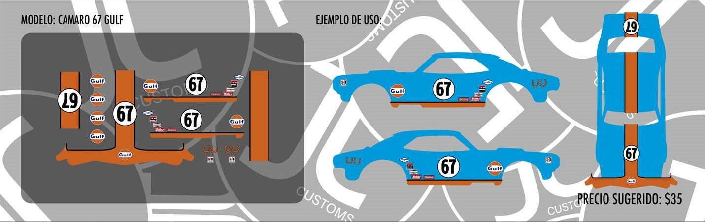 Camaro 67 gulf
