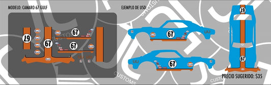 Camaro 67 gulf