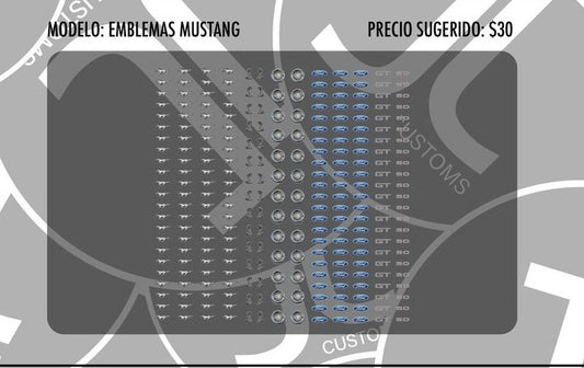 Emblemas Mustang