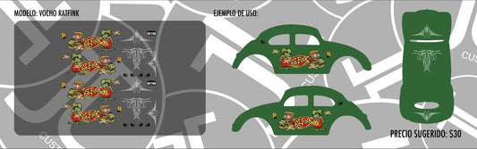 Vocho Rat Fink
