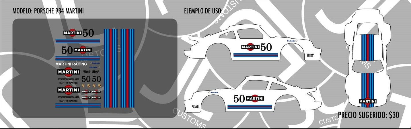 Porsche 934 Martini