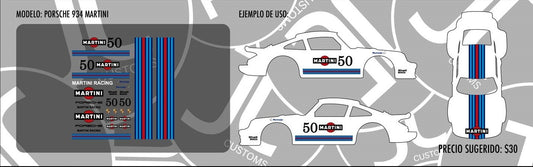 Porsche 934 Martini
