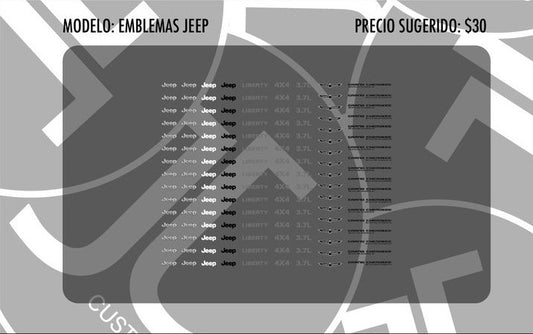 Emblemas Jeep