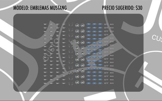 Emblemas Mustang