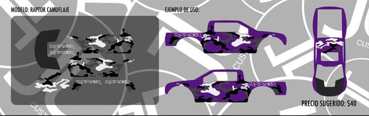 Raptor Camuflaje