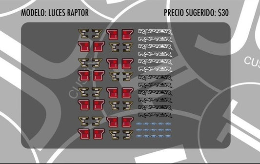 Luces Raptor