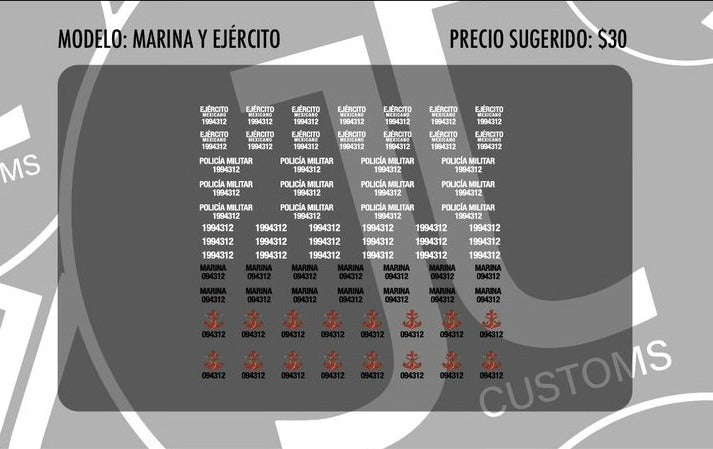 Marina y ejercito