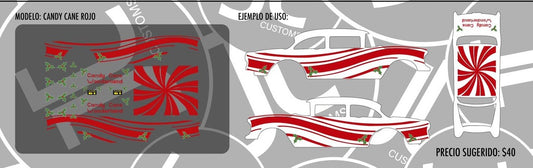 Candy Cane Rojo