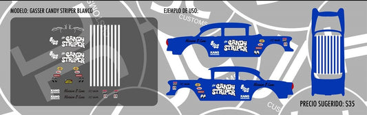 Gasser Candy Sripper Blanco