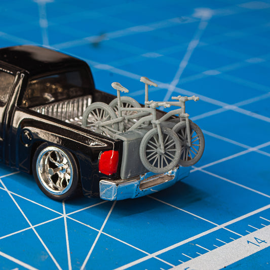 Par de bicicletas Inclinadas