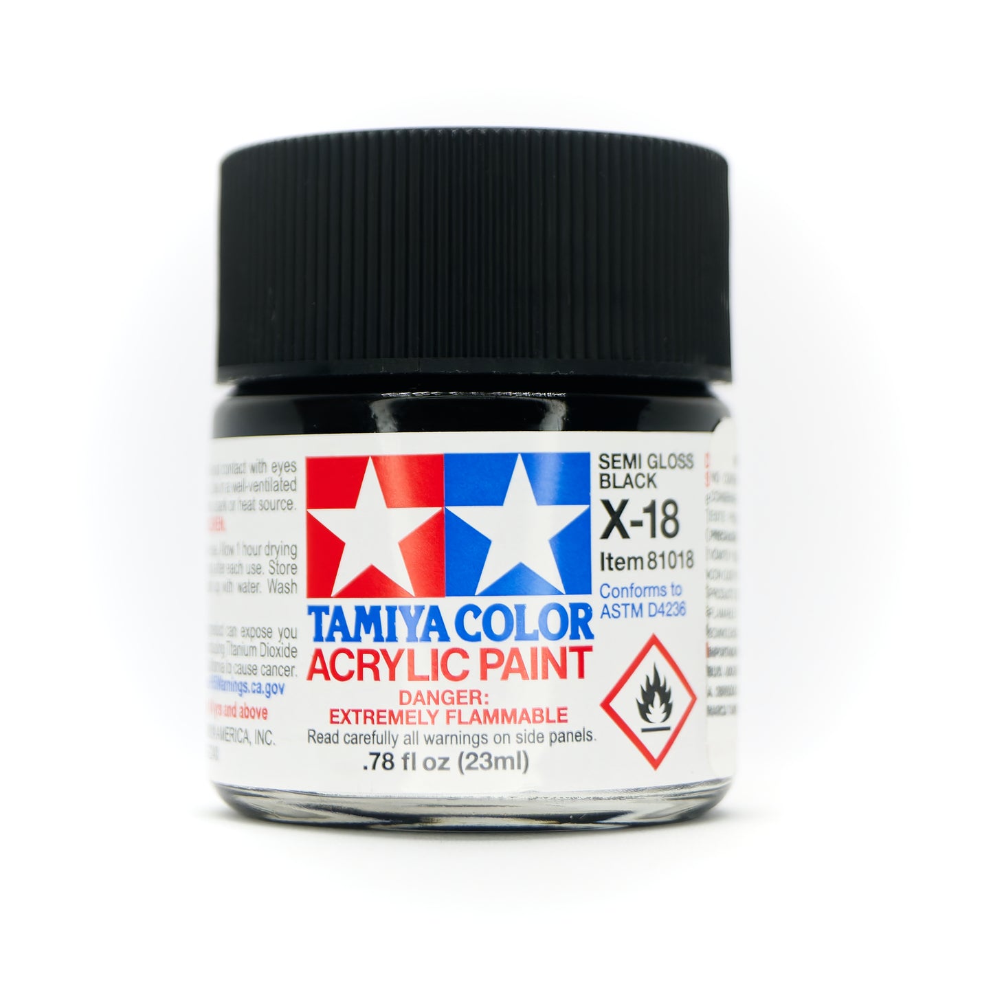Semi gloss black X-18