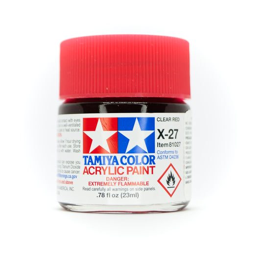 Clear Red X-27