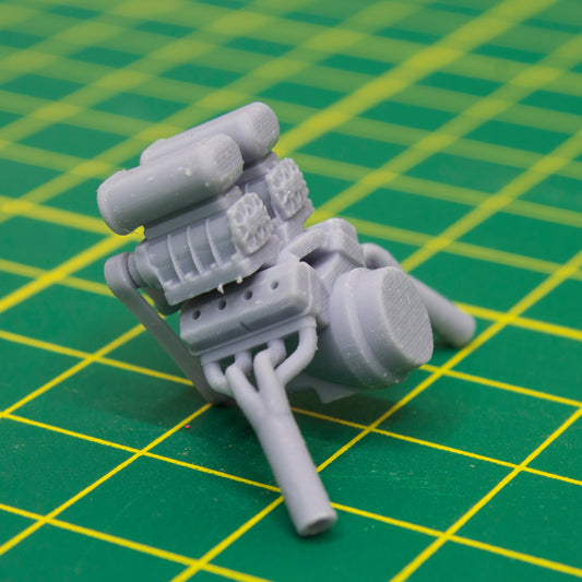 Motor V8 Chevy Gasser Supercargado V2