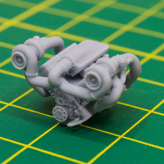 Motor V8 Turbocargado