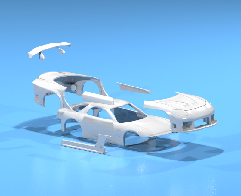 Body kit Mazda RX7 Veilside